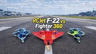 RC Jet F-22 vs Fighter 360 ✈️ | Ultimate Speed & Power Comparison