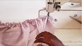 HOW TO MAKE GATHERS WITH ELASTIC THREAD #sewing #illustration  #tricks