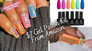 Affordable Gel Polish from Amazon | Beetles Gel Polish Kit Review | Tribal Nails | Nail Supply Haul