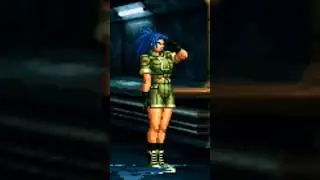 Leona edit The king of Fighter