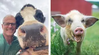 Meet the Animals at Farm Sanctuary LA with Gene Baur