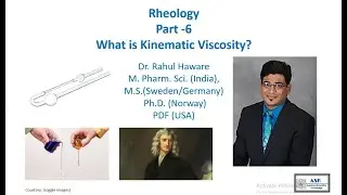Rheology/ Physical Pharmacy/ Pharmaceutics/Part 6 - What is Kinematic Viscosity?