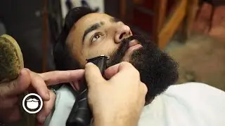 First Time Beard Trim at the Barbershop