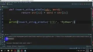 How to Insert a string in the middle of a string in Python