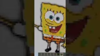 Evolution of Spongebob|minecraft blockart| #shorts #minecraft #spongebob #gaming #blockart