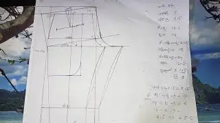 How to draw men's style pants pattern