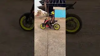 Ktm duke 200 fully modified for stunt
