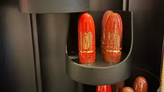 Mac Cosmetics gift set lipstick swatches