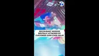 Restaurant worker brutally attacked by customer over food delay
