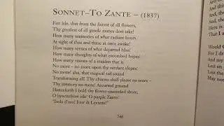 Sonnet-To Zante