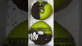 💚 Дюжина пончиков KRISPY KREME FRANKENDOUGH 2025 👻 | Ограниченный выпуск пончиков к Хэллоуину 🍩 |...