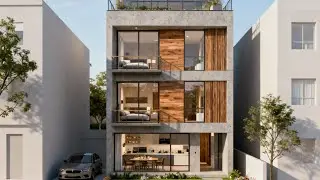 ide design rumah 3 lantai di lahan sempit | 3-story house design ideas on narrow land