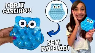 (COM MOLDE) COMO FAZER POP IT SEM PAPELÃO - PASSO A PASSO | O MUNDO DE LARISSA