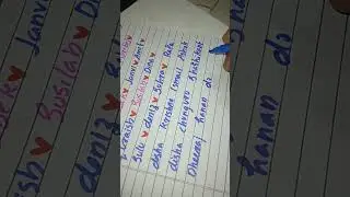 Name Writing ❤️ Comment Yours Name ✍🏻 #shorts #viral #writingname #name #foryou