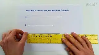 1. Meten met de VIER liniaal (visueel)