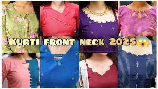 😍Beautiful & Stylish Kurti Neck Designs 2025 ✨|| Latest 15+ Kurti Front Neck Designs✨#viral#trending