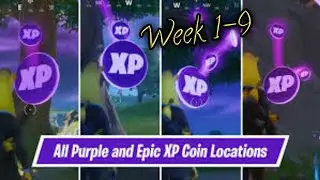 All Purple Xp Coins in FORTNITE Chapter 2 Season 4
