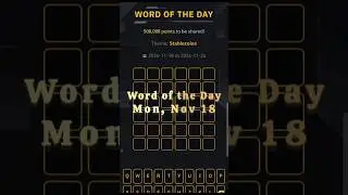 Word of the Day Binance Today Answer | Theme Stablecoins | 6-Letters WOTD #stabletoken #stablecoin