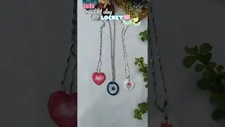 Diy pendant made out of mouldit clay|| Please like share and subscribe ❤️ #myhandmade #craftmade