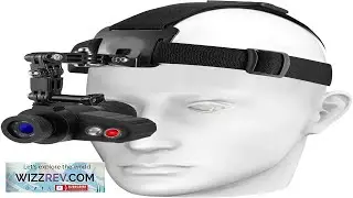 Head Mounted Night Vision Monocular Goggles with Elastic Head Strap Default 7X