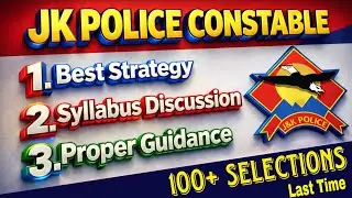 JKP CONSTABLE Best Preparation Strategy and Study Material 