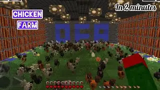 How to Make a CHICKEN FARM in 2 Minutes - GwV clips | Planet Of Cubes