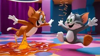 Tom & Jerry: Floor Turns to Jelly Bounce 🍮 | Funny Kids Cartoon | Jelly Jump Adventure