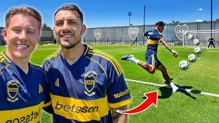 Training With Boca Juniors&hellip;
