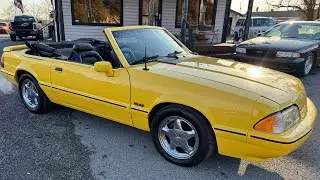 Test Drive 1993 Ford Mustang LX Convertible Summertime Feature Car $15,900 Maple Motors #3348-1