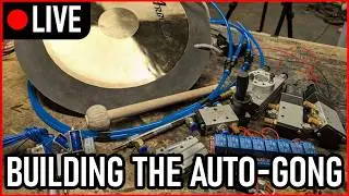 [LIVE] Building a Device to Play a Riff and Bang a Gong whenever someone Donates