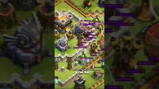 #coc Blimp Bowler TH10 attack TH11