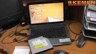 Тонкий кабель SATA-USB для подключения оптического привода