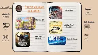 Steph Le Mag / Le Magazine des Jeux Vid&eacute;os de la Semaine / EP 2