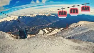 🚡 Telegondola Sinaia 🚠 Urcare ⏫ Cota 1000 🌄 Cota 1400 ⛰️ Cota 2100 🏔️☃️❄️ 28 02 2020