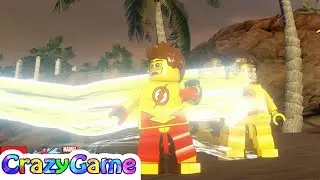 Lego Kid Flash vs Reverse Flash Free Roam - #Lego MARVEL's Avengers MOD