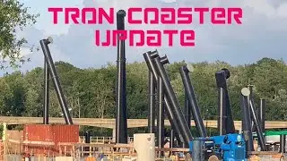 TRON COASTER Construction Update May 2019 at Disney&rsquo;s Magic Kingdom!