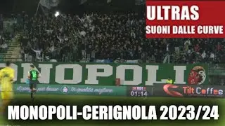 Monopoli-Cerignola, Serie C [06/11/2023] VIDEOTIFO  CURVA NORD