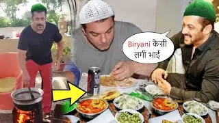 Salman Khan Preparing Delicious Biryani At Family EID Celebrations 2021   Sabko Eid U Fitr Mubarak 🌙