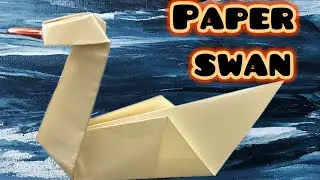 Easy Paper Swan | How to make a Swan with paper | Swan origami