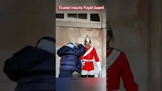 Tourist Insults Royal Guard #kingsguard #royalguard #horse #tourist #royalfamily #england