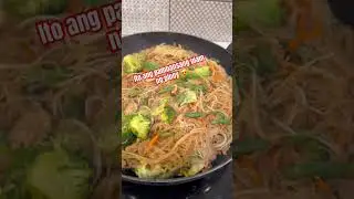Pancit or stir fry lang ang malakas #pancitguisado #filipino #satisfyingvideo