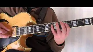 Phrase in A minor in detail a la Pat Martino