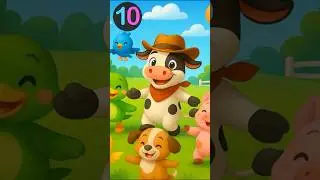 Let&rsquo;s Count 1 to 5! | Numbers Song Short | Buckaroo the Cow #shorts  #kids #kidssongs #nurseryrhymes