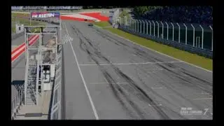 Slid in on the last corner
