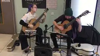 Music @ The Royal London Hospital - Barbara Matos and Daniel Moloney perform in the cafeteria