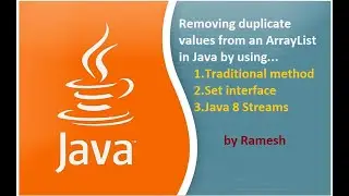 JAVA FAQ # 88 || Removing duplicate values from an ArrayList in java