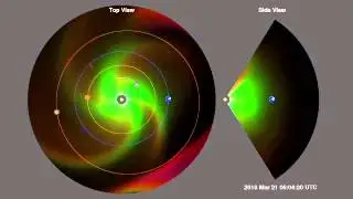 Model of March 15, 2013 CME's Path