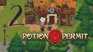 POTION PERMIT Walkthrough Gameplay Part 2 - Talking to Moonbury folks and The Clinic (No Commentay)