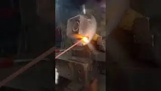 Welding metal asmr