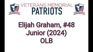 Elijah Graham Varsity Football Highlights #2